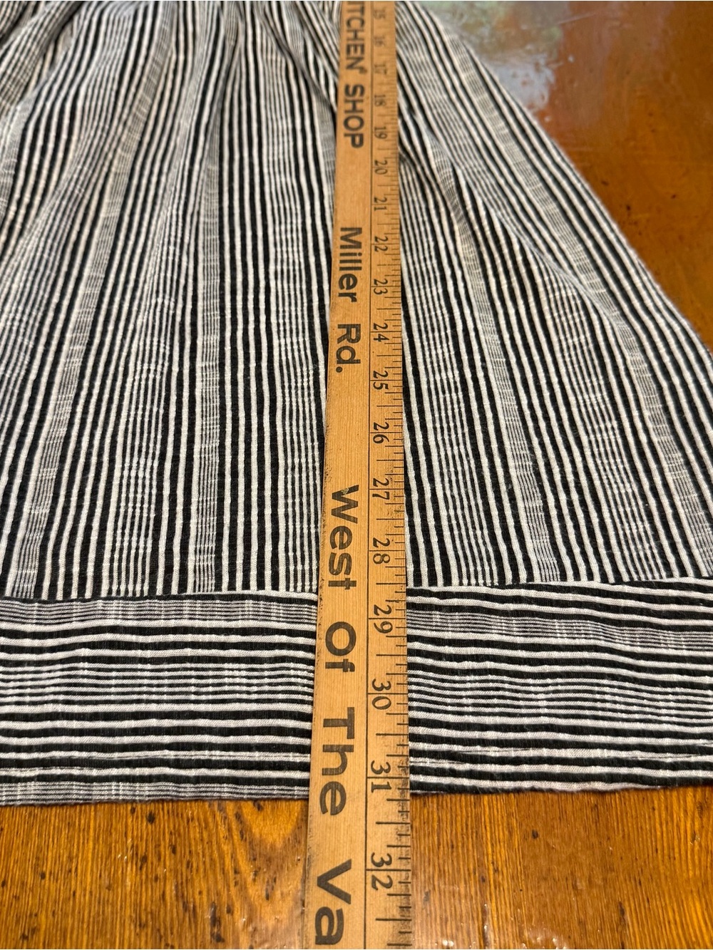 Caution To The Wind women’s Black & White Striped Cotton Casual Dress Size M - Picture 3 of 7